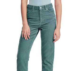 BDG green corduroy mom jeans perfect condition